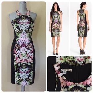Stunning sheath dress by Maggy London. Sz 6,